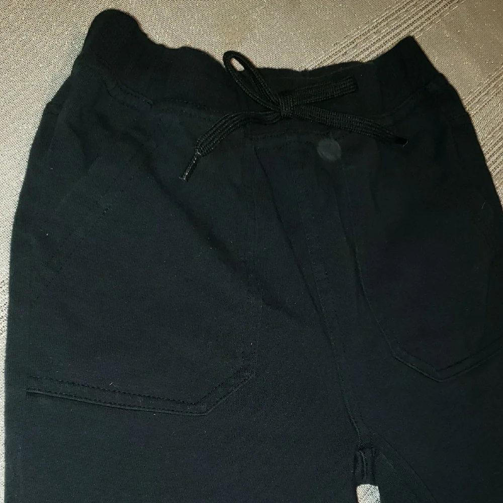 FabKids EUC Black Casual Pants Boys Girls Unisex S